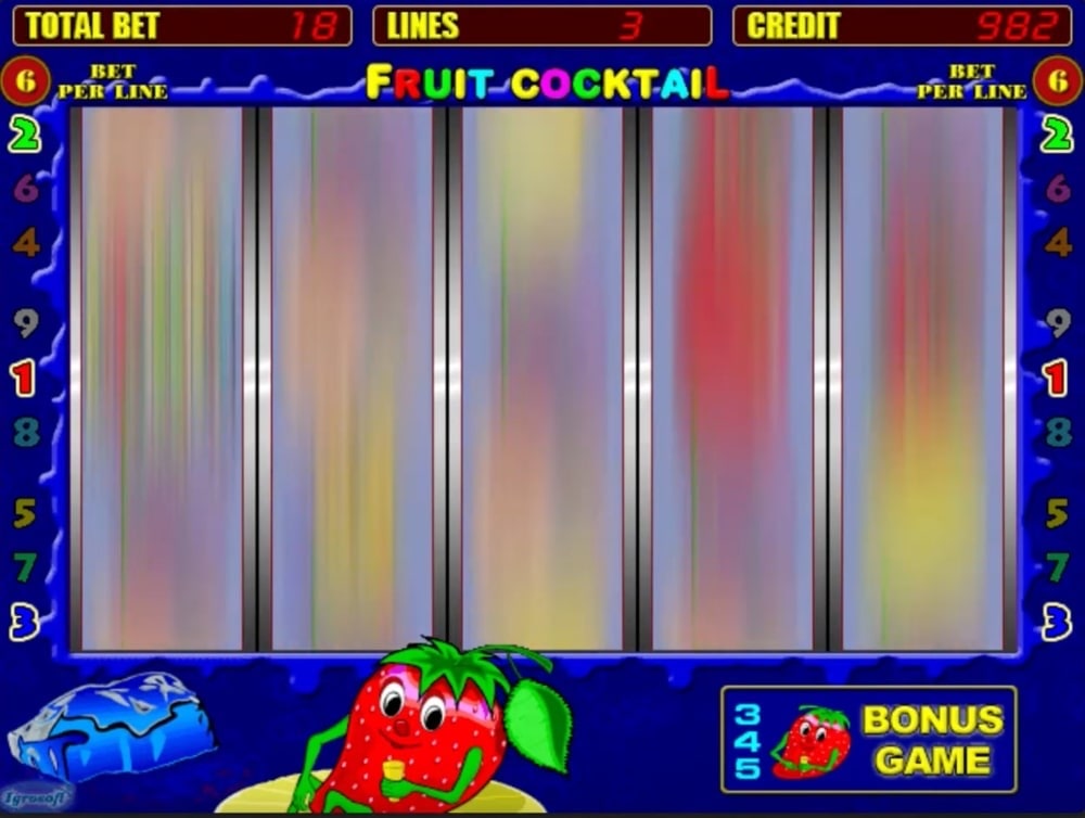 captura de pantalla de Fruit Coctail durante el juego